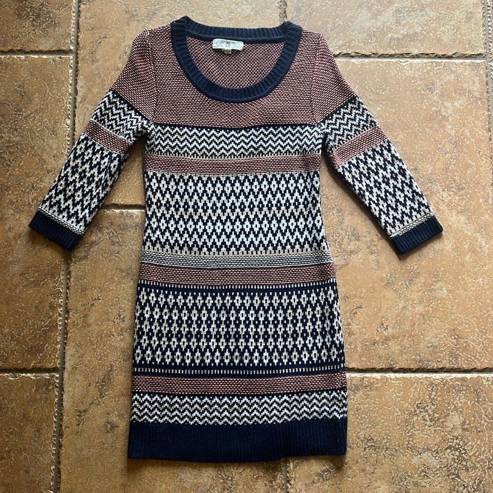 Pink Rose juniors sweater dress size small